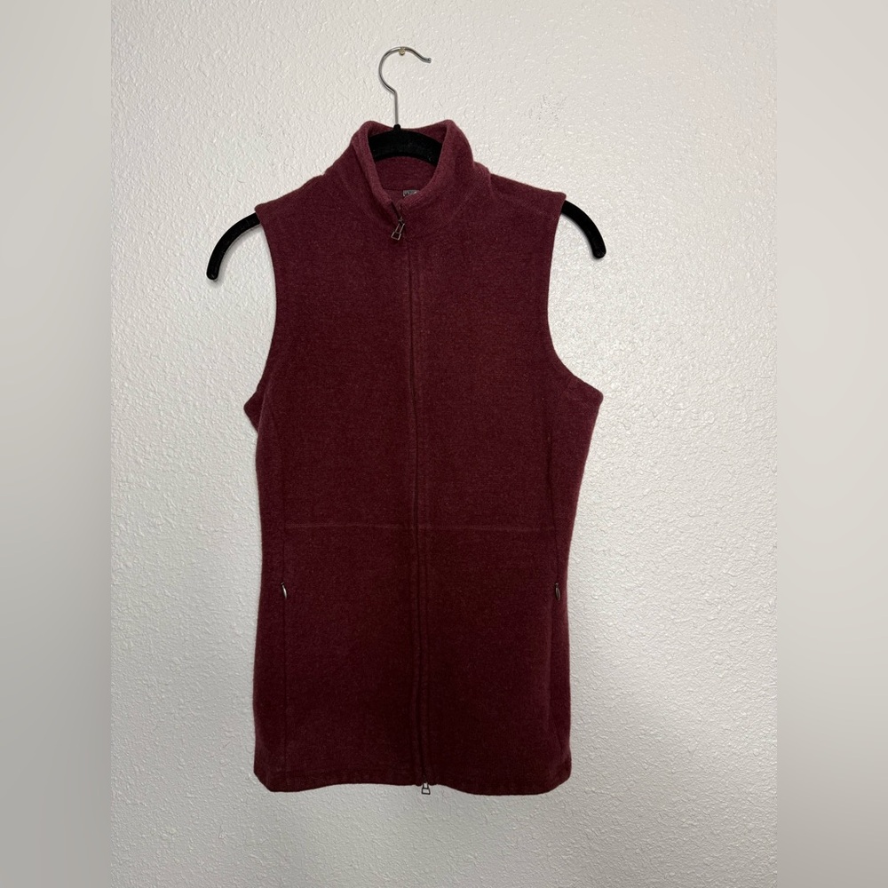 IBEX Carrie Merino Wool Full-Zip Vest Women’s Size Small